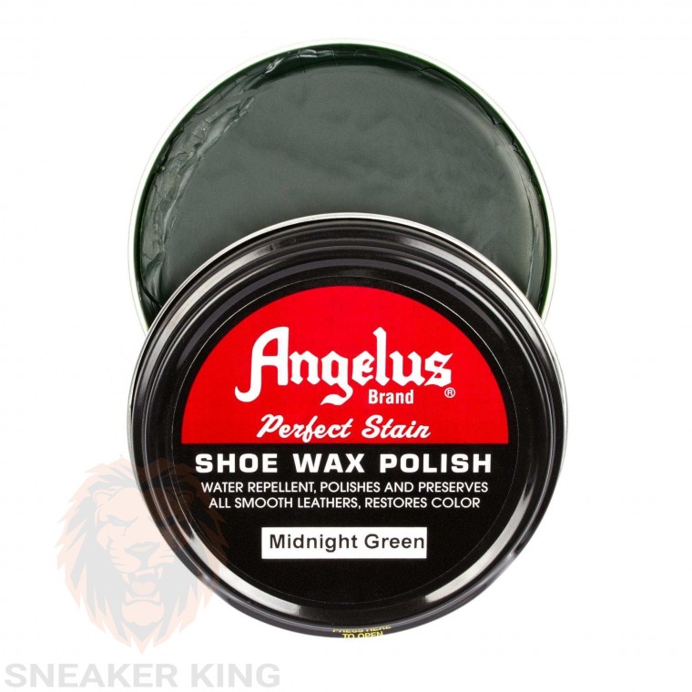 Віск для шкіри Angelus shoe wax Midnight green (північний зелений) made in USA